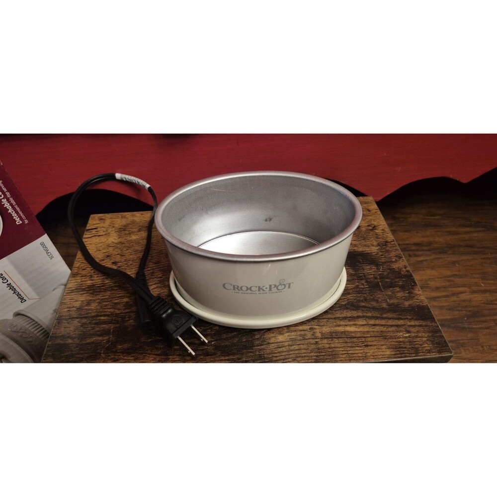 New Crock Pot Ceramic Gravy Boat Electric Gravy/Syrup Warmer SCCPVG000 2.25 cup - Picture 6 of 7